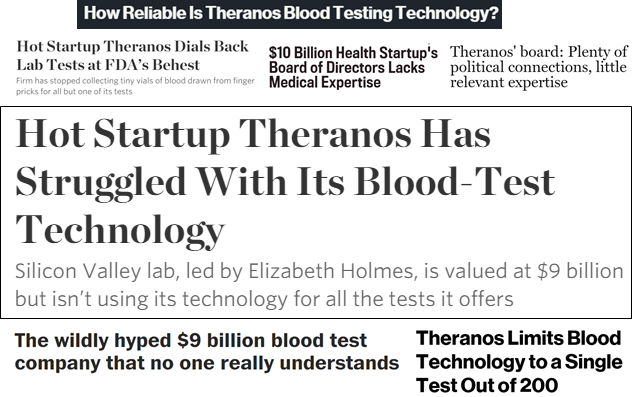 theranos bad news